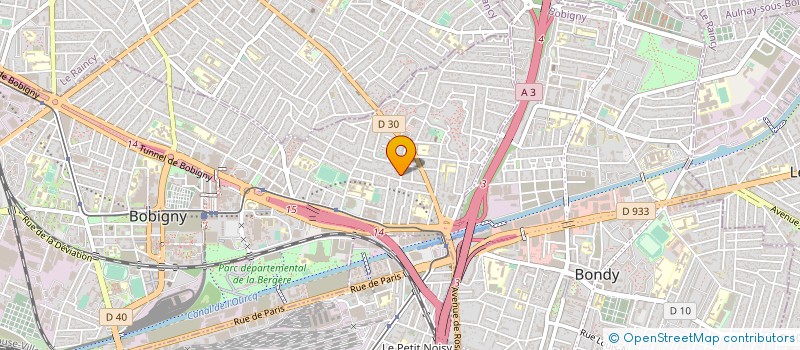 localisation de l'entreprise M.E.DEPANN PLUS à BOBIGNY
