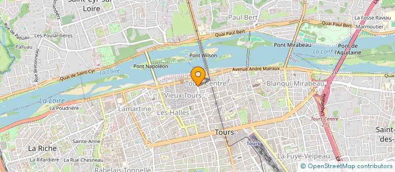 localisation de l'entreprise M.E.E à TOURS