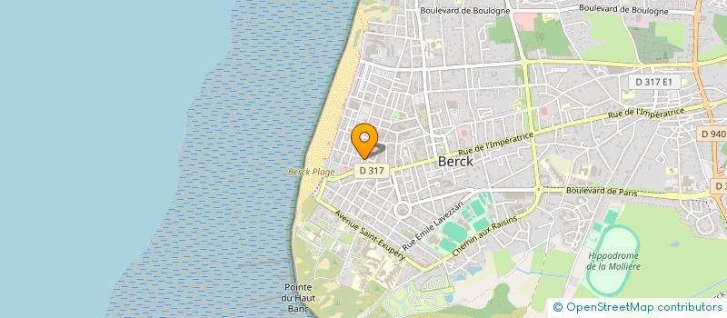 localisation de l'entreprise M.E.E à BERCK