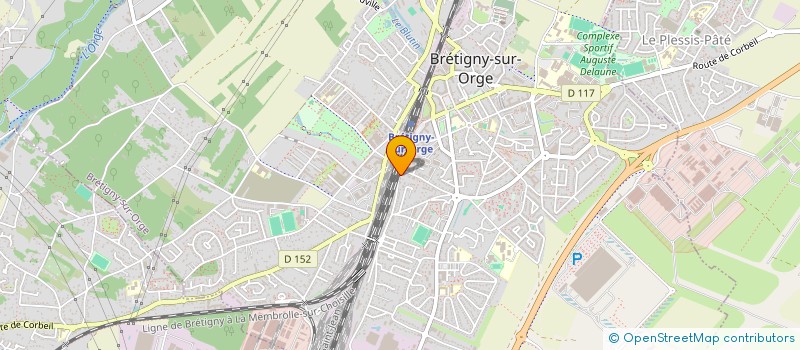localisation de l'entreprise M E F à BRETIGNY-SUR-ORGE