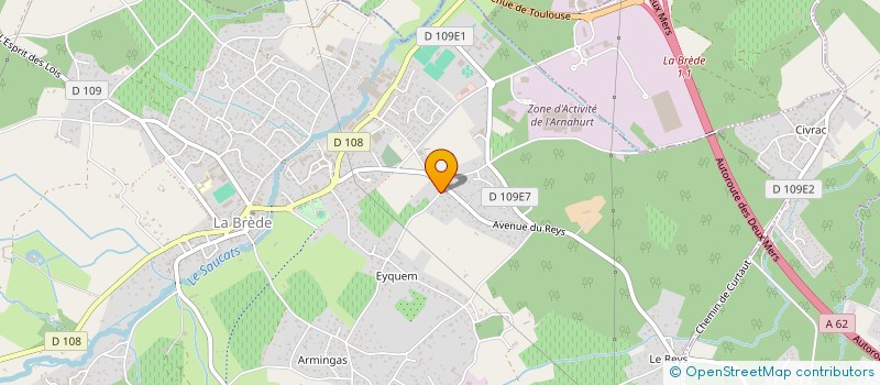 localisation de l'entreprise M&E FAMILY  LA BREDE