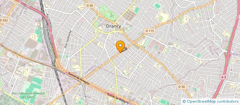 localisation de l'entreprise M.E.I. à DRANCY