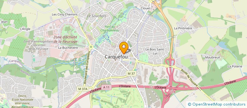 localisation de l'entreprise M.E.I.C.A à CARQUEFOU