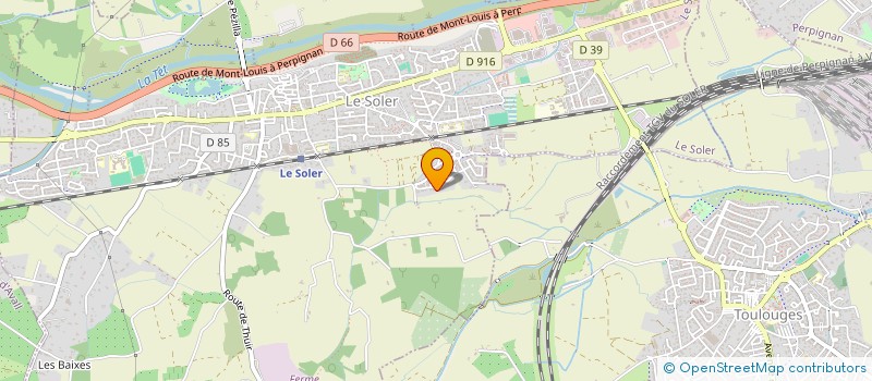 localisation de l'entreprise M.E.L  LE SOLER