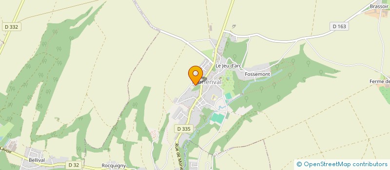 localisation de l'entreprise M.E.L. RENOV  MORIENVAL