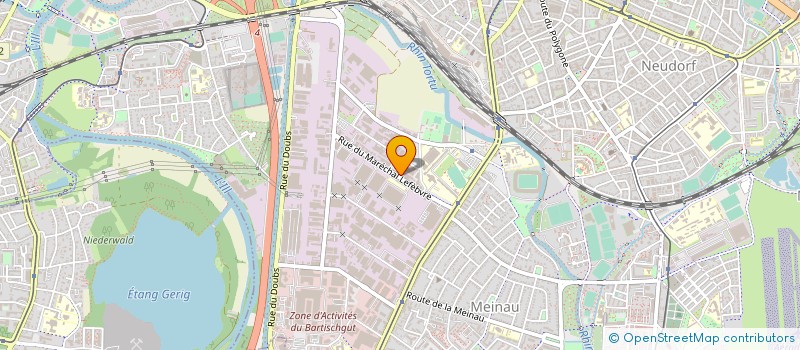 localisation de l'entreprise M.E.M à STRASBOURG