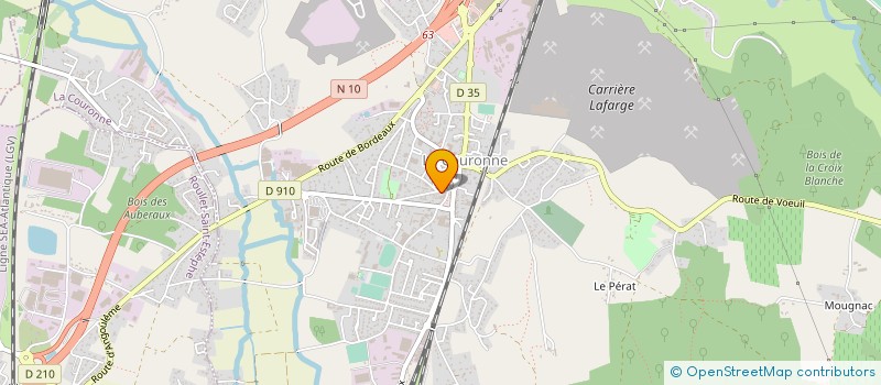 localisation de l'entreprise M.E.M.D à LA COURONNE