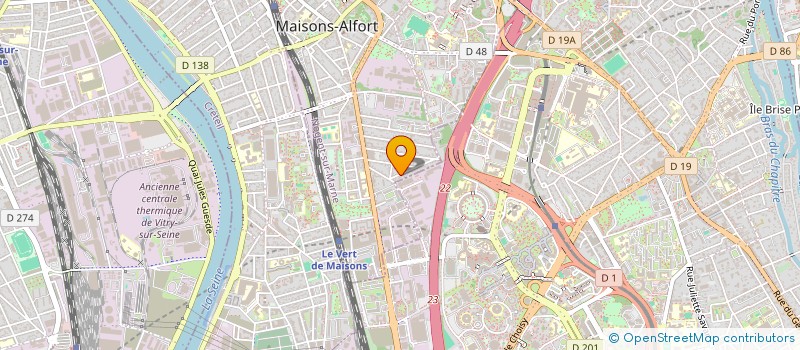 localisation de l'entreprise M.E.M.E à MAISONS-ALFORT
