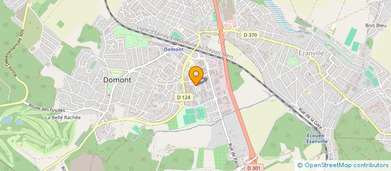 localisation de l'entreprise M.E.M LES TOURELLES  DOMONT