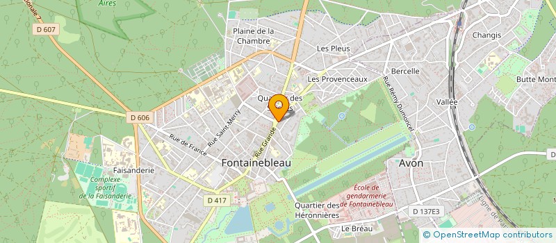 localisation de l'entreprise M E N  FONTAINEBLEAU