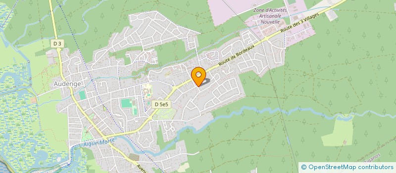 localisation de l'entreprise M.E.N.  AUDENGE