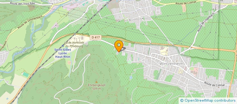 localisation de l'entreprise M.E.N. FINANCES  WINTZENHEIM