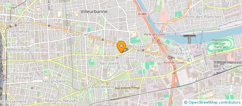 localisation de l'entreprise M.E.O à VILLEURBANNE