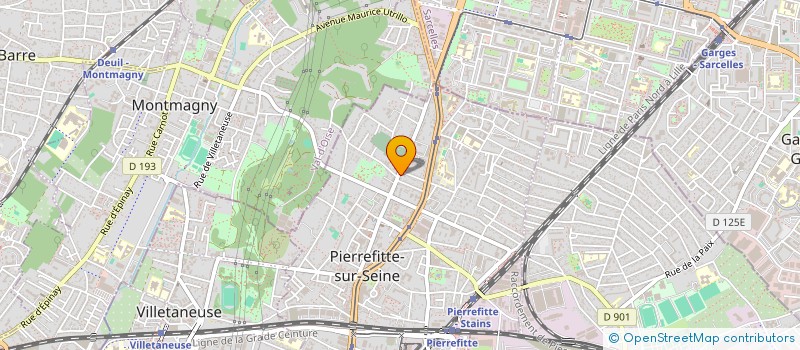 localisation de l'entreprise M.E.P à PIERREFITTE-SUR-SEINE