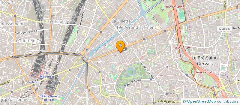 localisation de l'entreprise M&E PARIS  PARIS