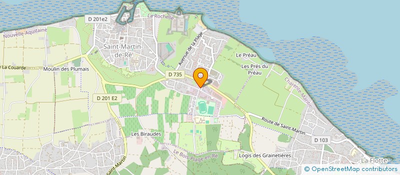 localisation de l'entreprise M.E.R.  SAINT-MARTIN-DE-RE