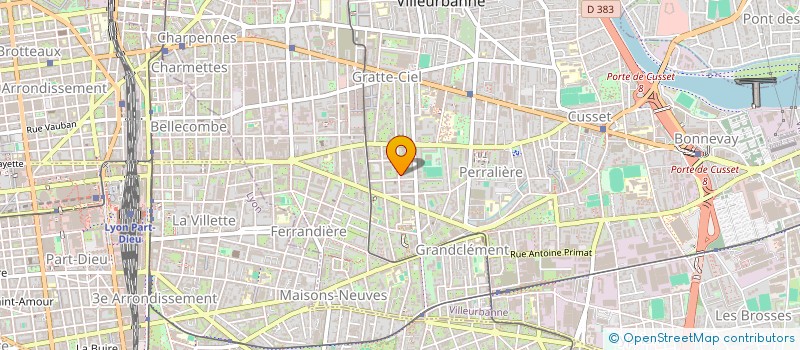 localisation de l'entreprise M.E. RENOVATION  VILLEURBANNE