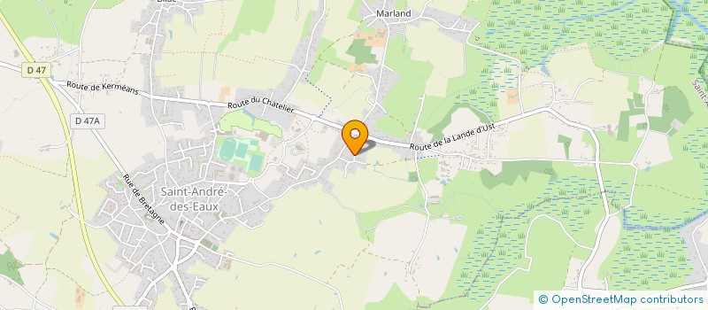 localisation de l'entreprise M E S  SAINT-ANDRE-DES-EAUX