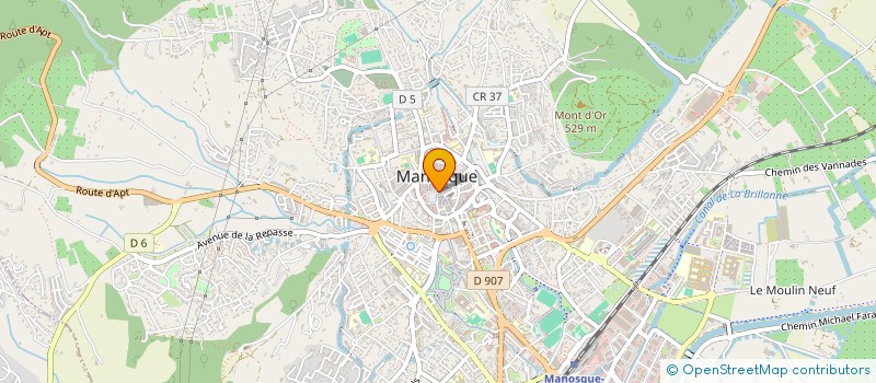 localisation de l'entreprise M.E.S. à MANOSQUE