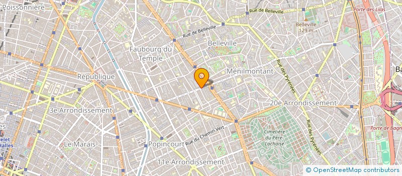 localisation de l'entreprise M.E.S à VINCENNES