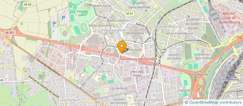 localisation de l'entreprise M E S DEPANNAGE à STRASBOURG