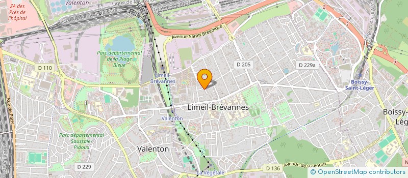 localisation de l'entreprise M.E.S. RENOV  LIMEIL-BREVANNES