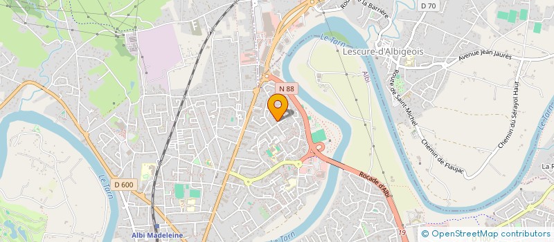 localisation de l'entreprise M E-SPORTS à ALBI