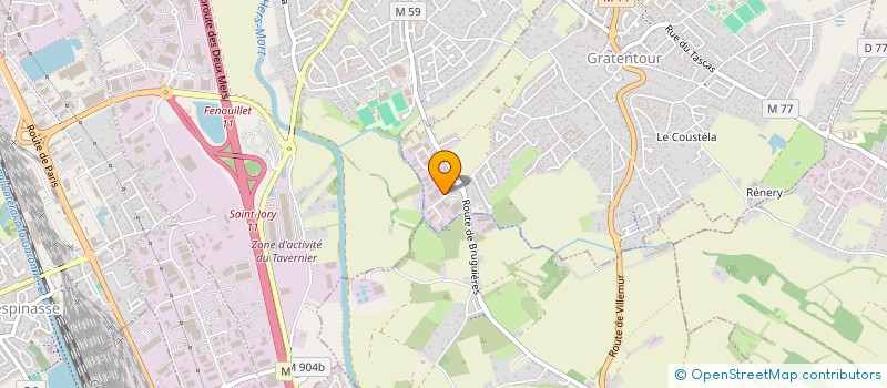 localisation de l'entreprise M.E.T.C CANTE à GAGNAC-SUR-GARONNE