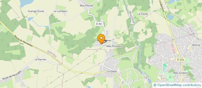 localisation de l'entreprise M.E.T CONSULT FRANCE à SAINT-ELOI