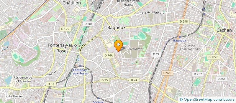 localisation de l'entreprise M.E.T PROPRETE à BAGNEUX