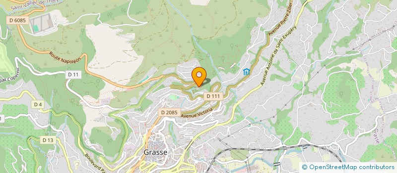 localisation de l'entreprise M.E.V. à GRASSE