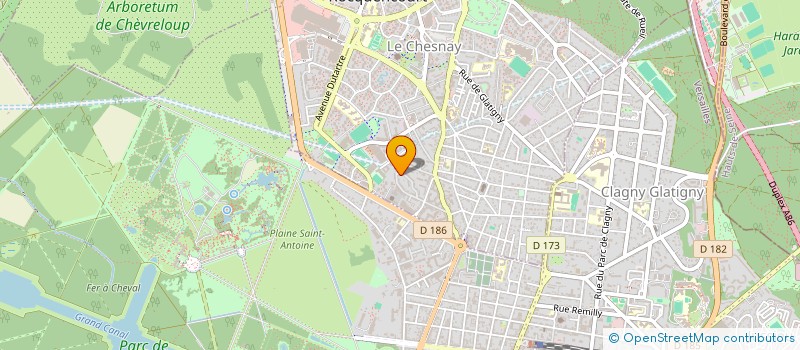 localisation de l'entreprise M&E VALUE  LE CHESNAY-ROCQUENCOURT