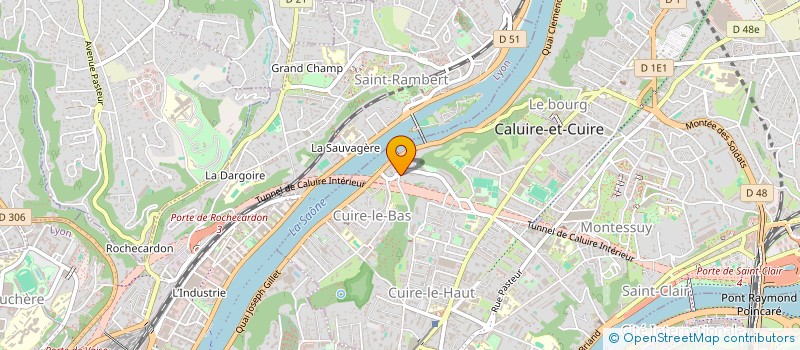 localisation de l'entreprise M-EAT  CALUIRE-ET-CUIRE