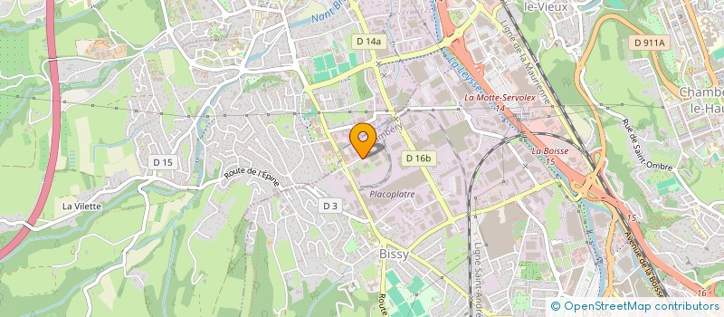 localisation de l'entreprise M-EAT THE ALPS SAS  CHAMBERY
