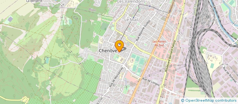 localisation de l'entreprise M.EH à CHENOVE