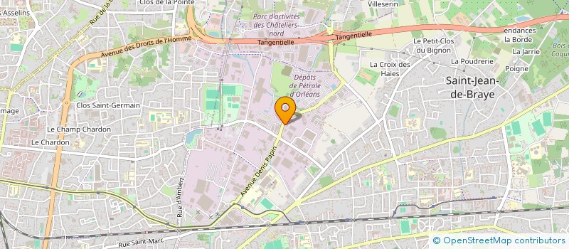 localisation de l'entreprise M'ELEC à SAINT-JEAN-DE-BRAYE
