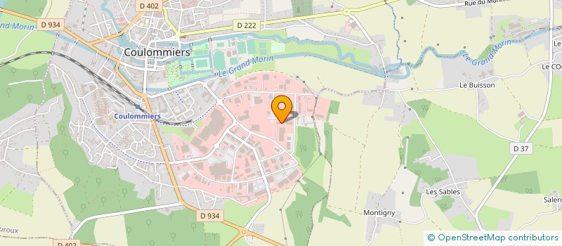 localisation de l'entreprise M'ELEC à COULOMMIERS