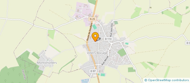 localisation de l'entreprise M'ELEC  VILLERS-BOCAGE