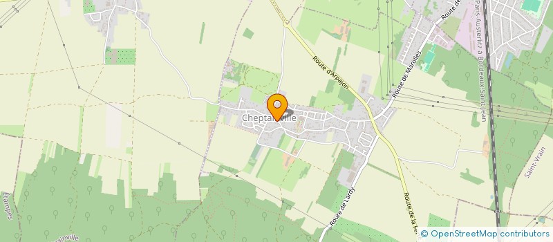 localisation de l'entreprise M-ELEC à CHEPTAINVILLE