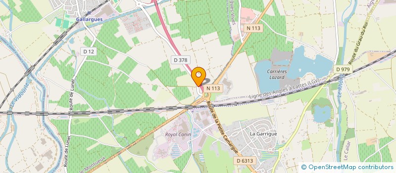 localisation de l'entreprise M'EMERGENCE CO  GALLARGUES-LE-MONTUEUX