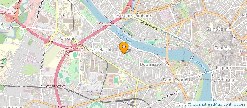 localisation de l'entreprise M. EMMANUEL BERNA ET MME CAMILLE LE GOURRIEREC à TOULOUSE
