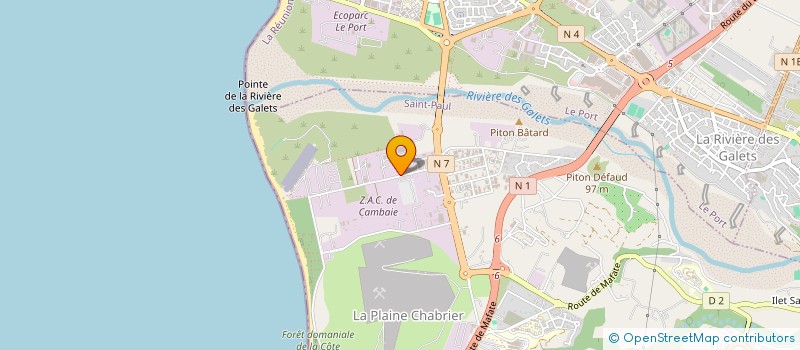 localisation de l'entreprise M.ENVIRONNEMENT à SAINT-PAUL