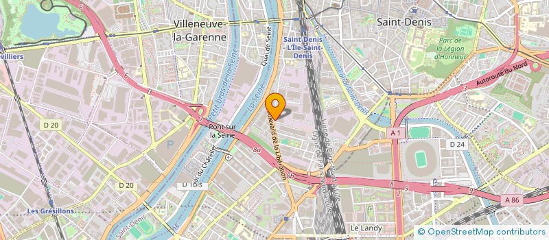 localisation de l'entreprise M EQUIPMENT à SAINT-DENIS