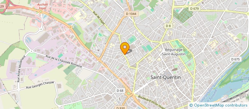 localisation de l'entreprise M ET A COMPANY à SAINT-QUENTIN