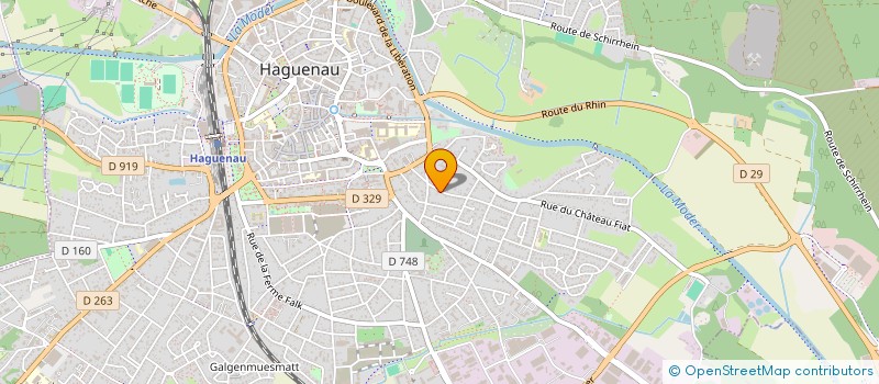 localisation de l'entreprise M ET C  HAGUENAU