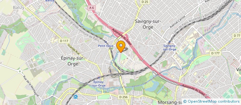 localisation de l'entreprise M ET D RENOVATION à SAVIGNY-SUR-ORGE