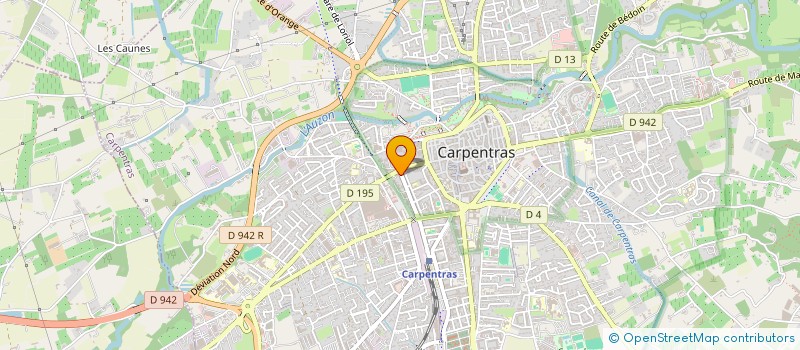 localisation de l'entreprise M ET DP  CARPENTRAS