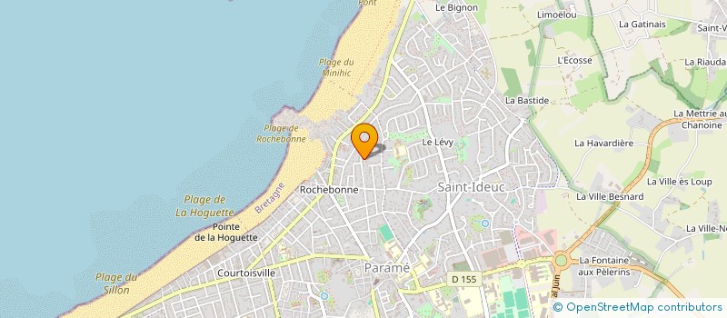 localisation de l'entreprise M ET F  SAINT-MALO