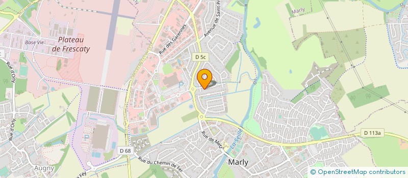 localisation de l'entreprise M ET J UD HOLDING à MARLY