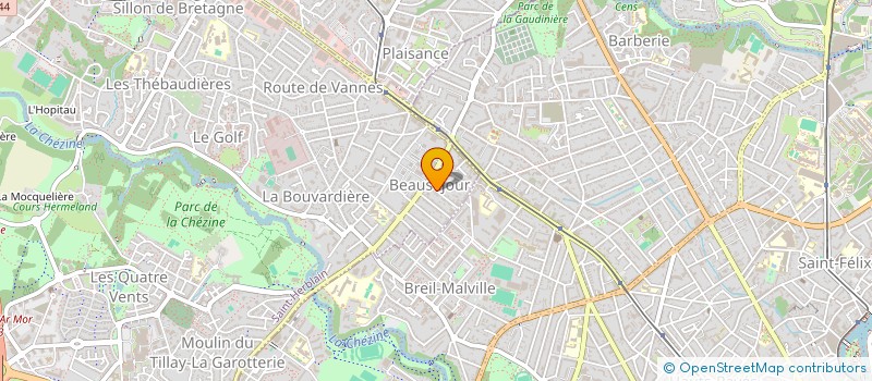 localisation de l'entreprise M ET M FOODS à SAINT-HERBLAIN